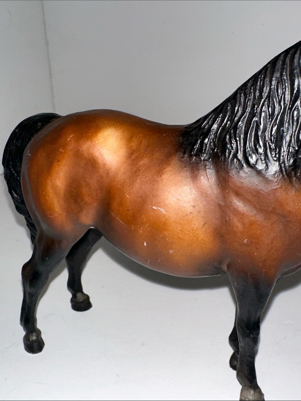 Breyer Vintage Traditional Model #23 Bay Shetland Pony in brown and black - Picture 7 of 9